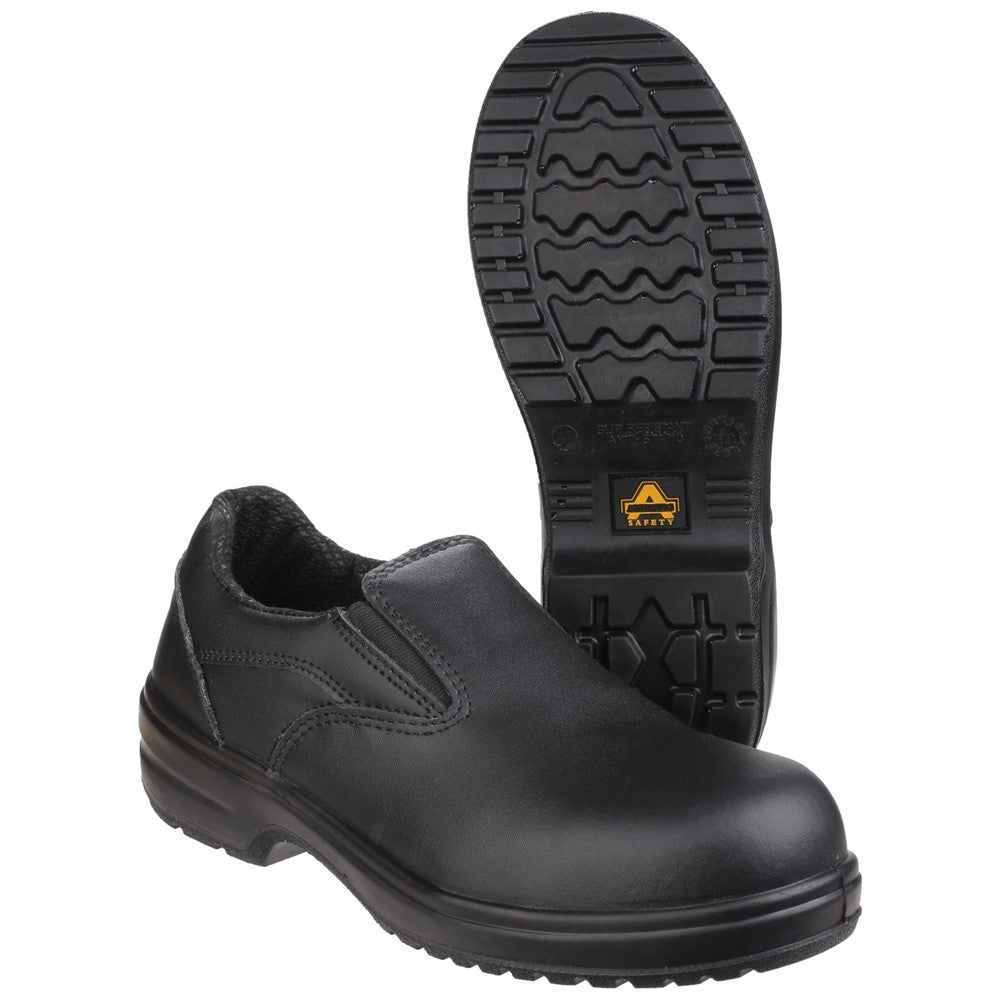 Women s Black FS94C Lightweight Slip On Safety Shoe Amblers Safety UK women-s-black-fs94c-lightweight-slip-on-safety-shoe-amblers-safety-uk