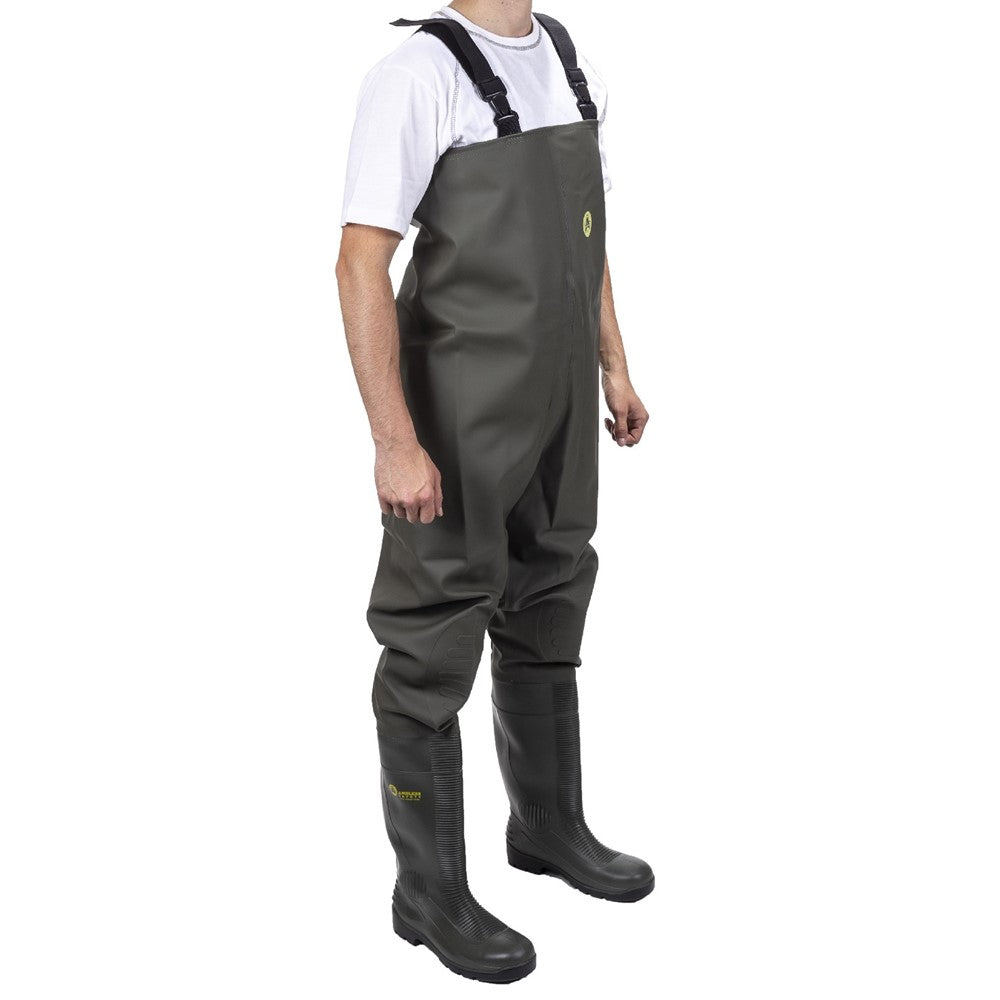 Steel toe deals cap waders