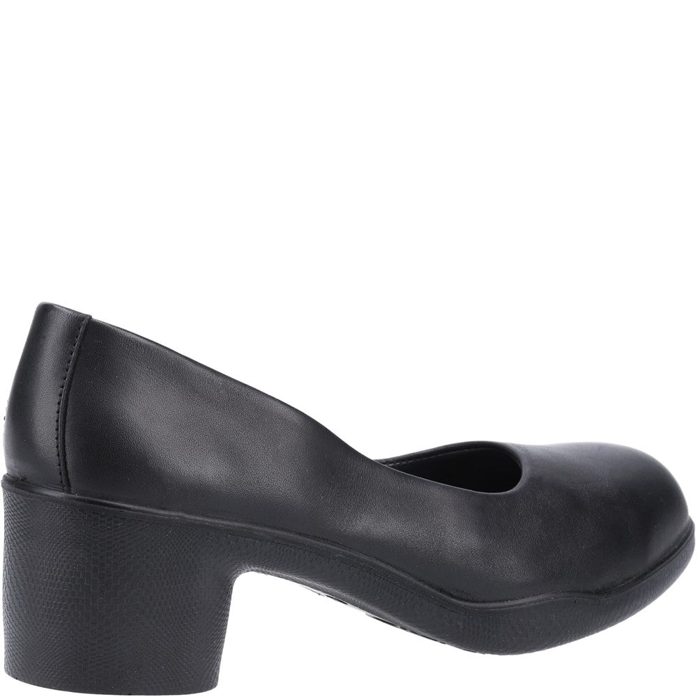 Women's Black AS607 Brigitte Ladies Safety Court Shoe – Amblers