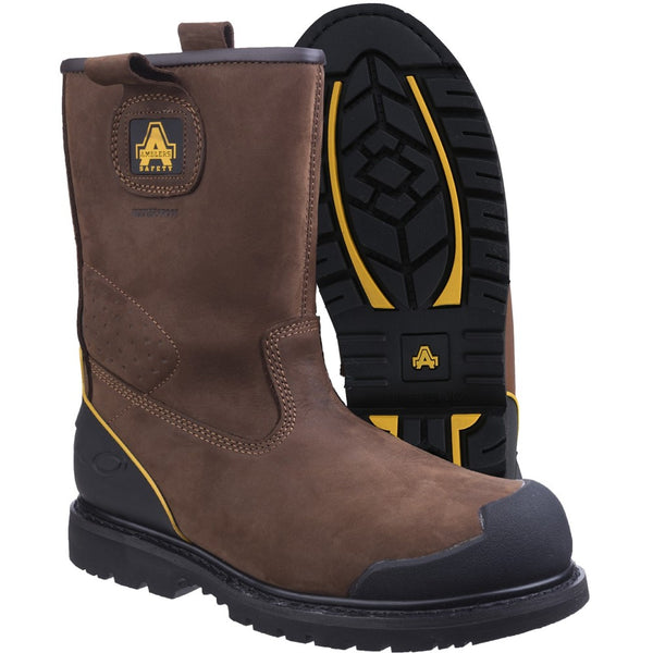 FS223 Goodyear Welted S3 SRA Waterproof Rigger Boots Half Sizes