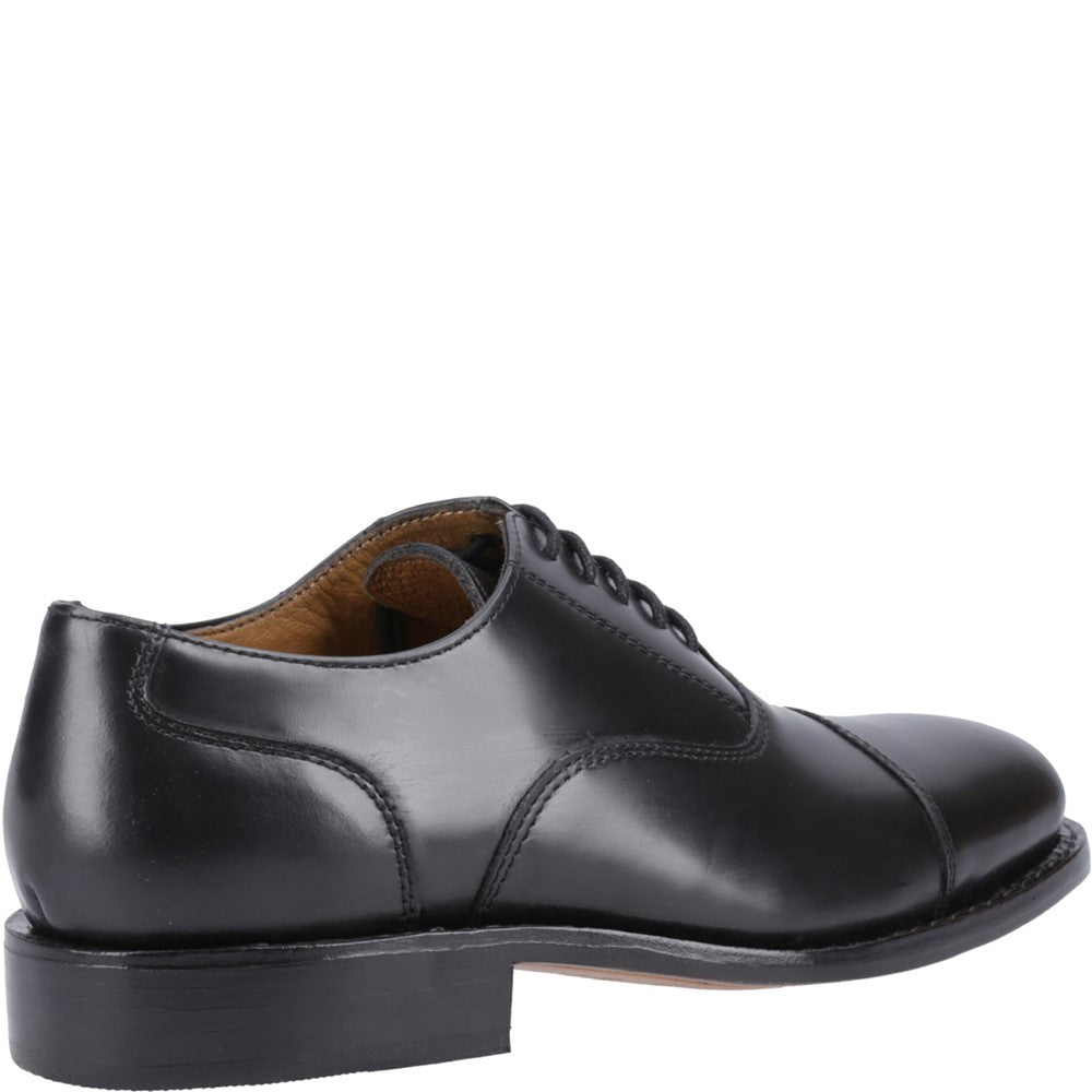 Men's Black James Leather Soled Oxford Dress Shoe Amblers Safety UK Men's Black James Leather Soled Oxford Dress Shoe Amblers Safety UK