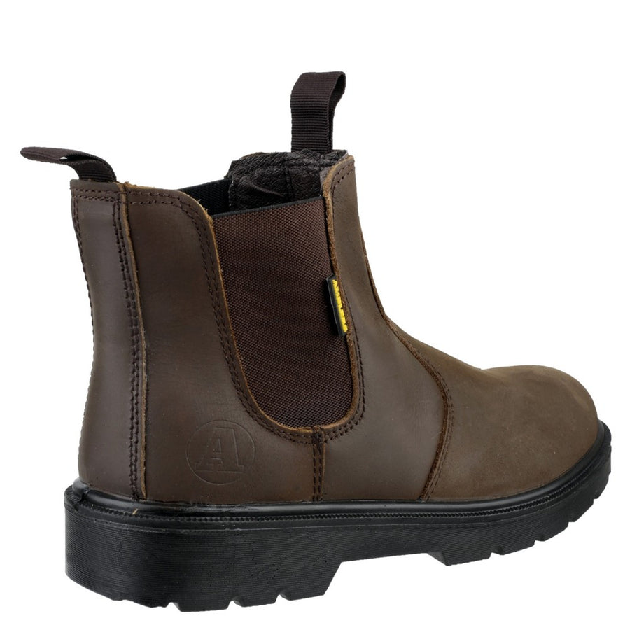 Amblers Safety Herren Arbeitsschuhe FS165 Braun – Stahlkappe, Durchtrittsicher, Rutschfest