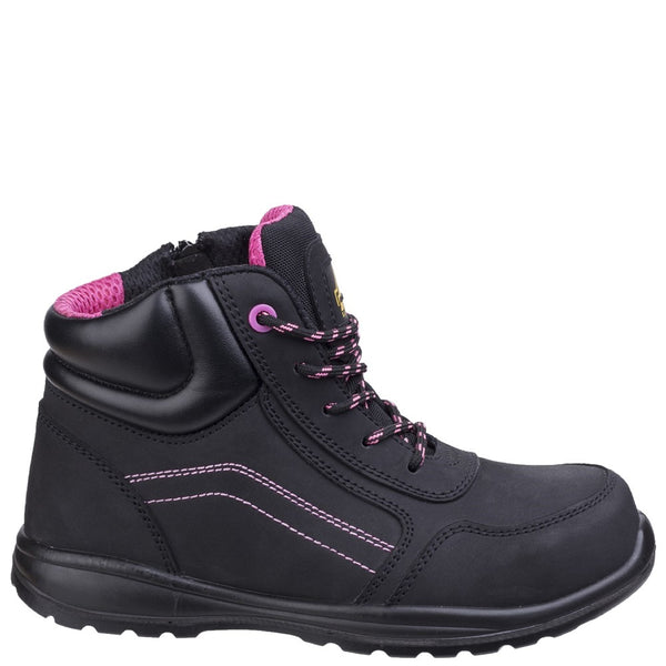 AS601 Lydia S1P SRC Side Zip Safety Boots